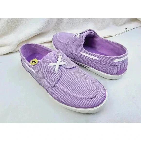 Sperry Top Sider Size 9W Women's Lavender Low Lace Fashion Boat Shoes STS55881 - Picture 11 of 13